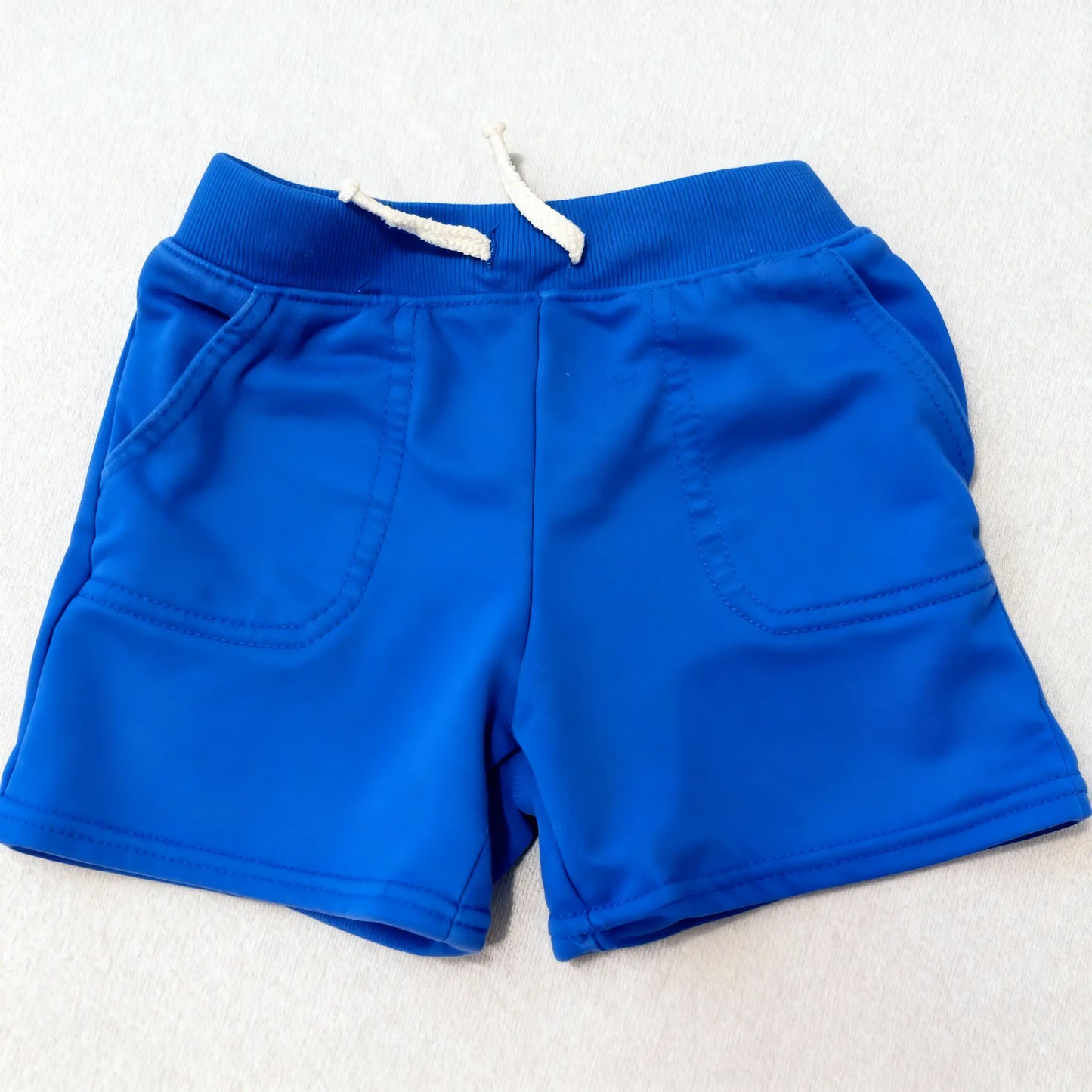Bright Blue Athletic Shorts with Drawstring (18M)