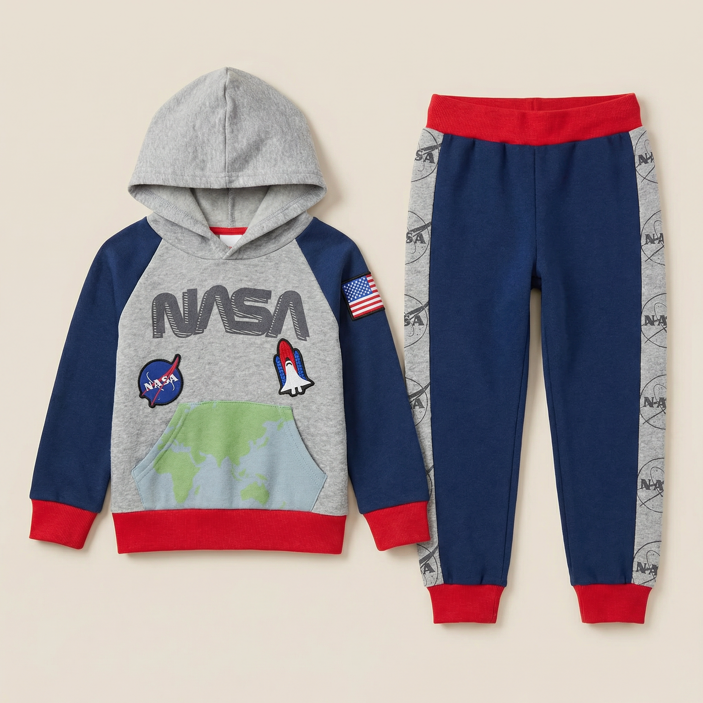 NASA Space Explorer Matching Set - Hoodie & Joggers (3T)