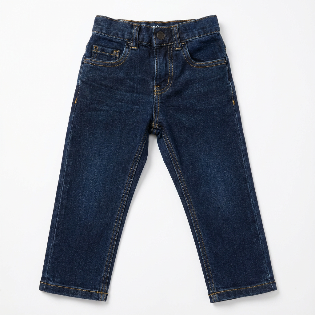 Comfy Classic Dark Blue Denim Jeans (2T)