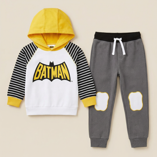Batman Matching Set - Hoodie & Joggers (3T)