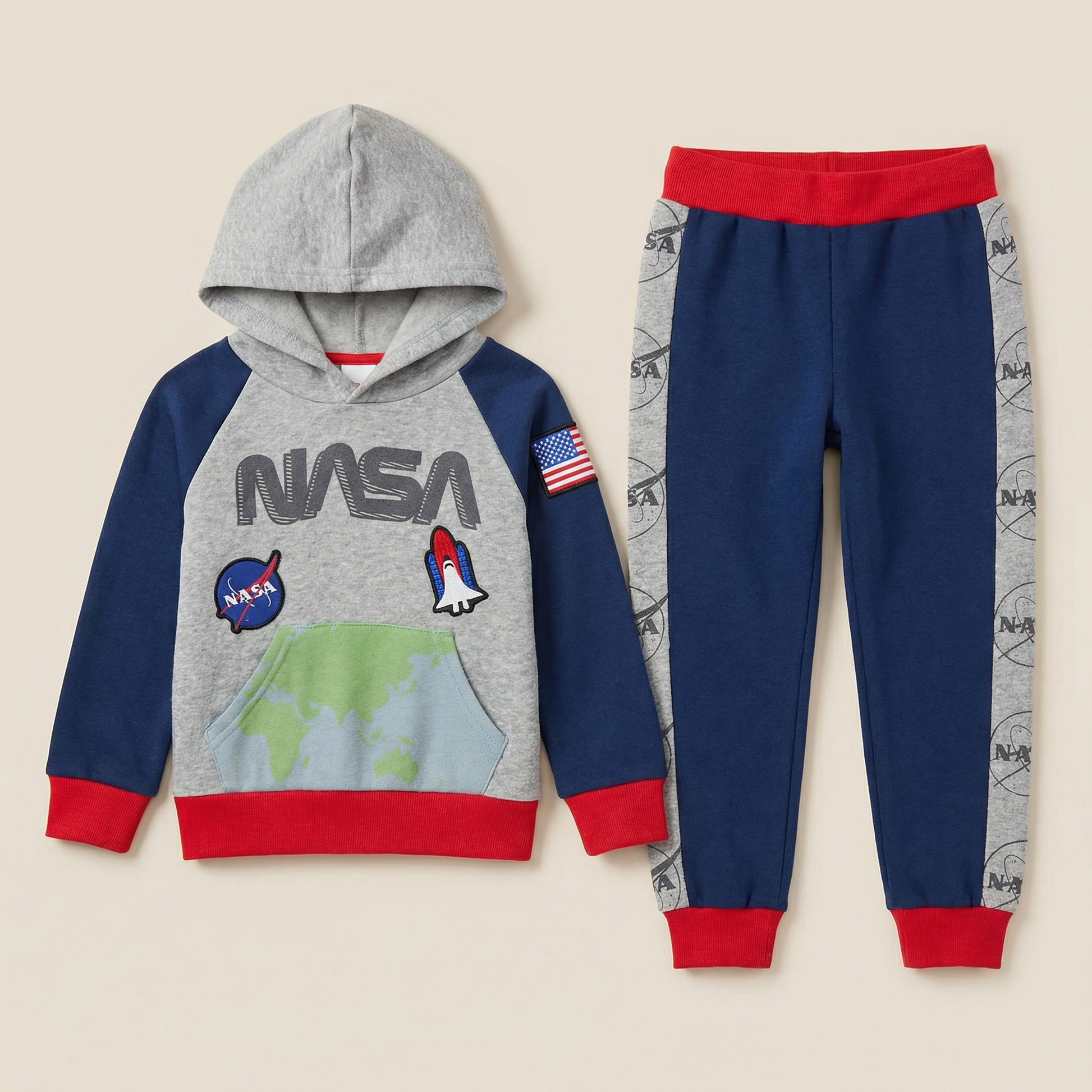 NASA Space Explorer Matching Set - Hoodie & Joggers (3T)