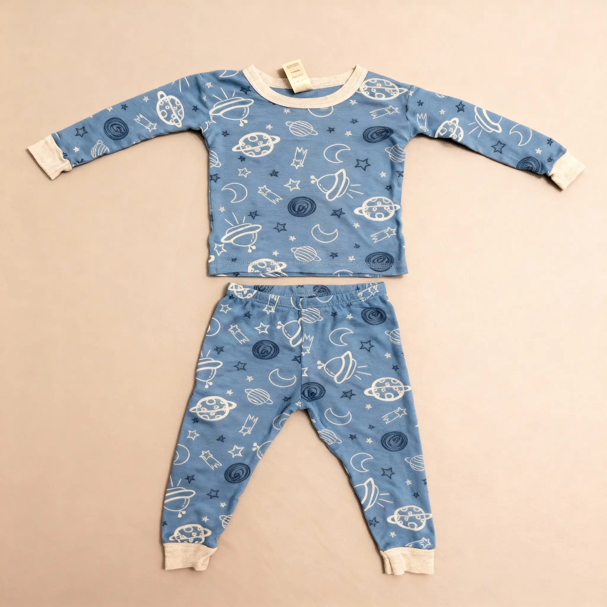 Outer Space Pajama Set - Planets & Stars (18M)
