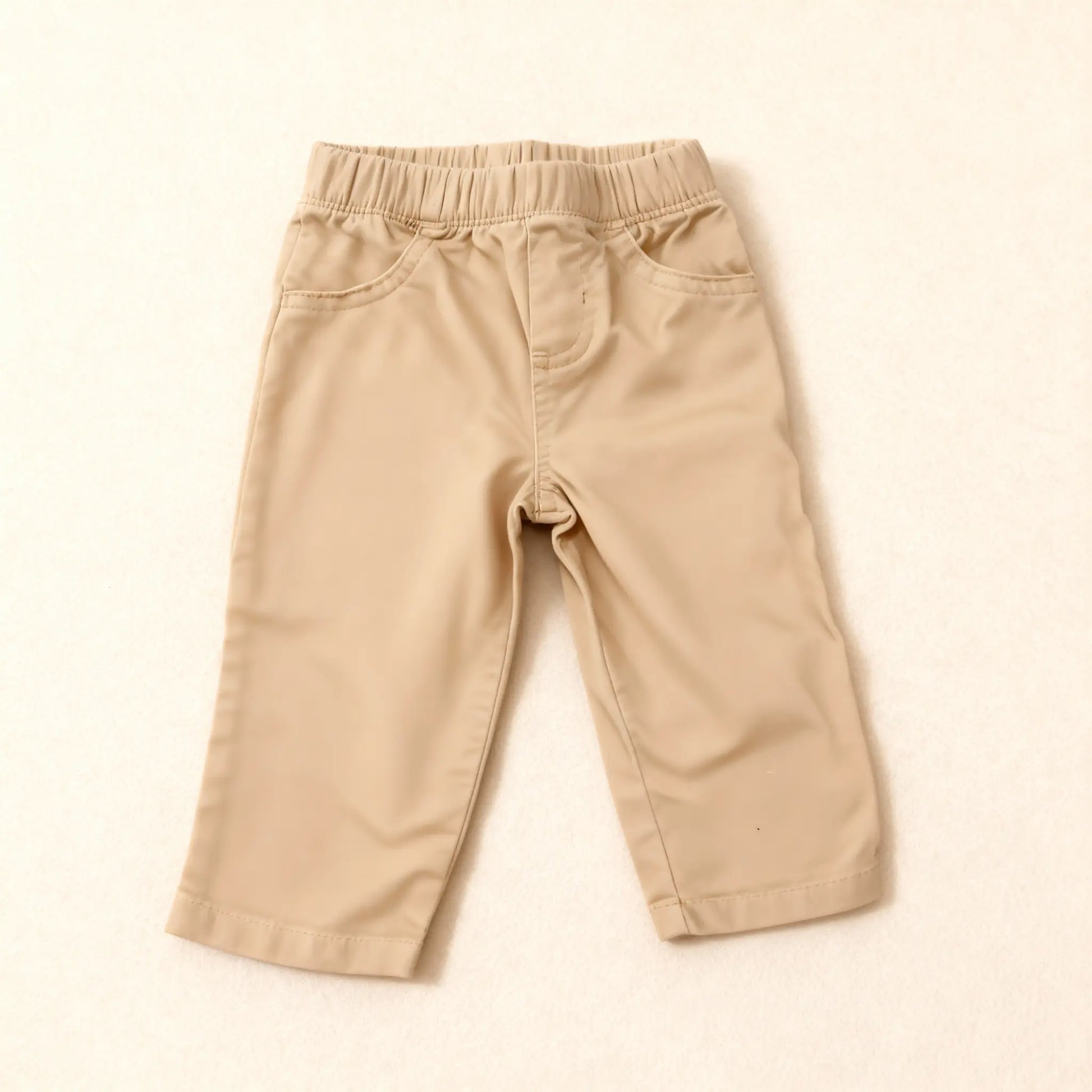 Classic Khaki Pants with Elastic Waist (18M)