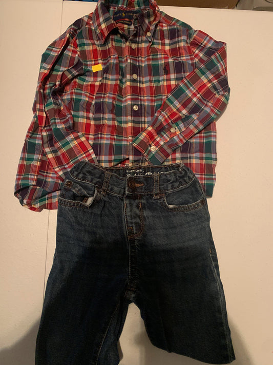 Long Sleeve Ralph Lauren Shirt 4T