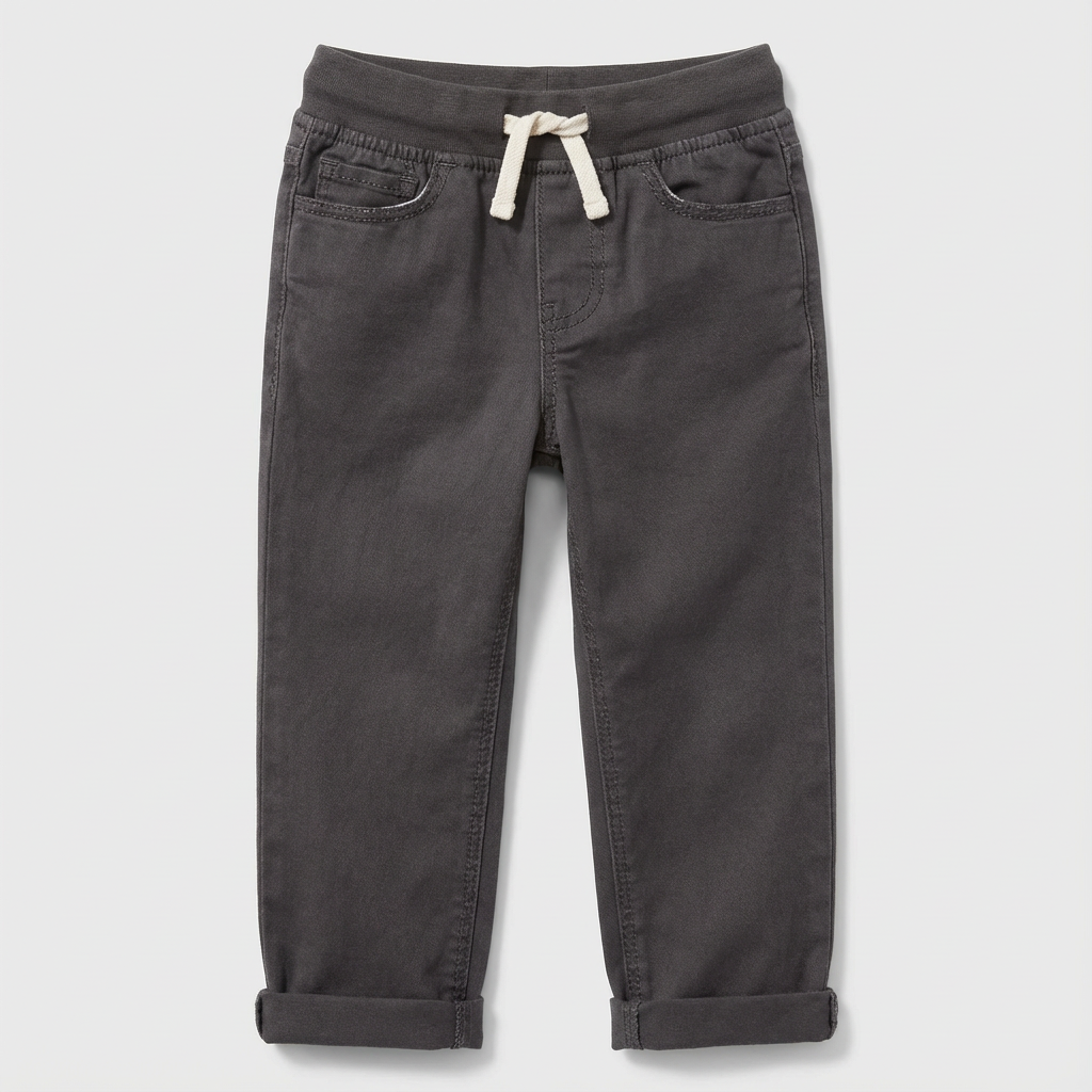Cozy Dark Gray Jogger Pants for Toddlers (2T)