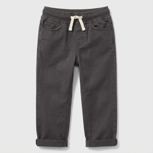 Cozy Dark Gray Jogger Pants for Toddlers (2T)