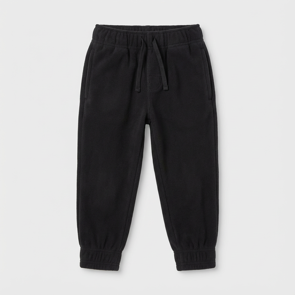 Cozy Black Jogger Pants for Kids (2T)
