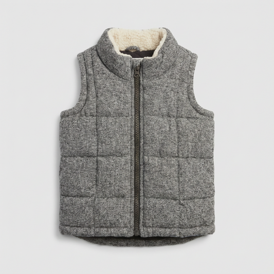 Cozy Quilted Sherpa-Lined Vest (2T)
