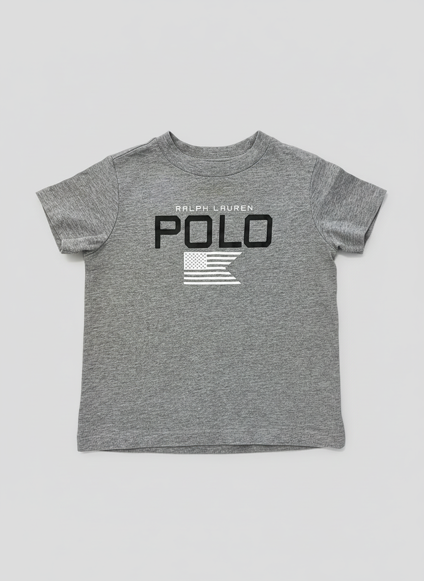 Ralph Lauren POLO Gray Graphic T-Shirt