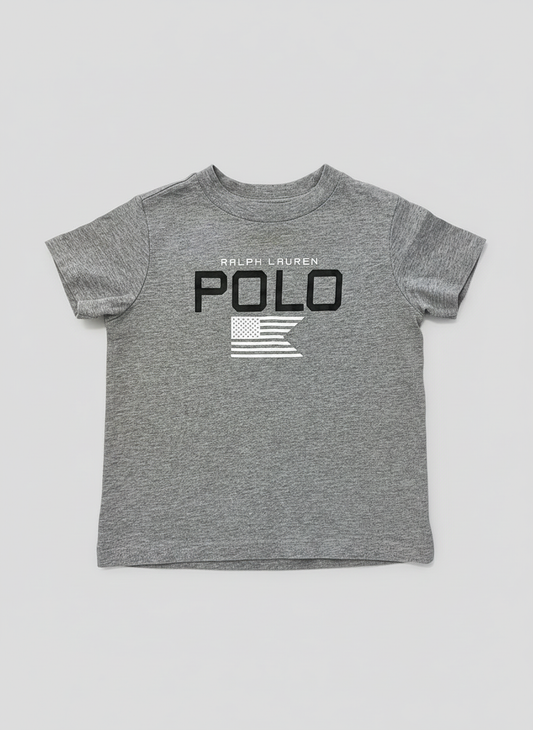 Ralph Lauren POLO Gray Graphic T-Shirt