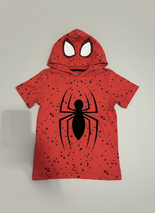 Red Spiderhood Kids Tee (4T)