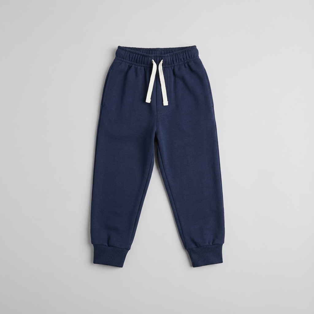 Comfy Navy Blue Jogger Pants for Kids (2T)